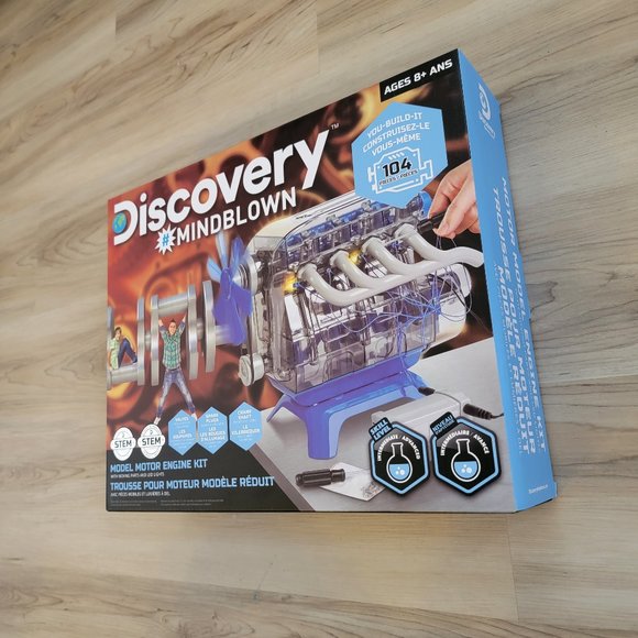 DISCOVERY MindBlown DIY Model Engine Kit - mechanic assembly construction, new - Picture 4 of 7